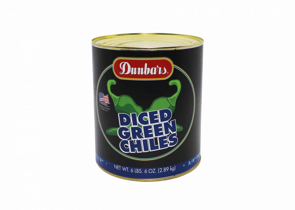 Dunbars® Roasted Green Chile Pepper Diced