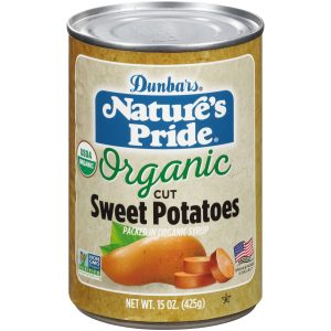 15oz. Nature's Pride Cut Sweet Potatoes Non-GMO