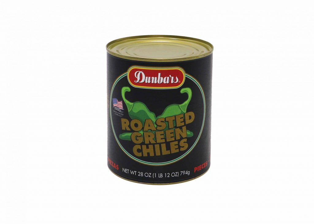 Dunbars Roasted Green Chilies 28oz