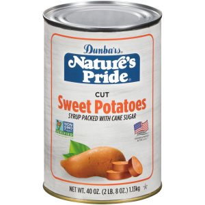 40oz. Nature's Pride Cut Sweet Potatoes Non-GMO