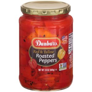 Dunbars Roasted Red and Yellow Peppers NON GMO 24 Oz