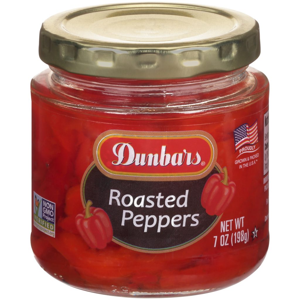 Dunbars Roasted Peppers NON GMO 7 Oz