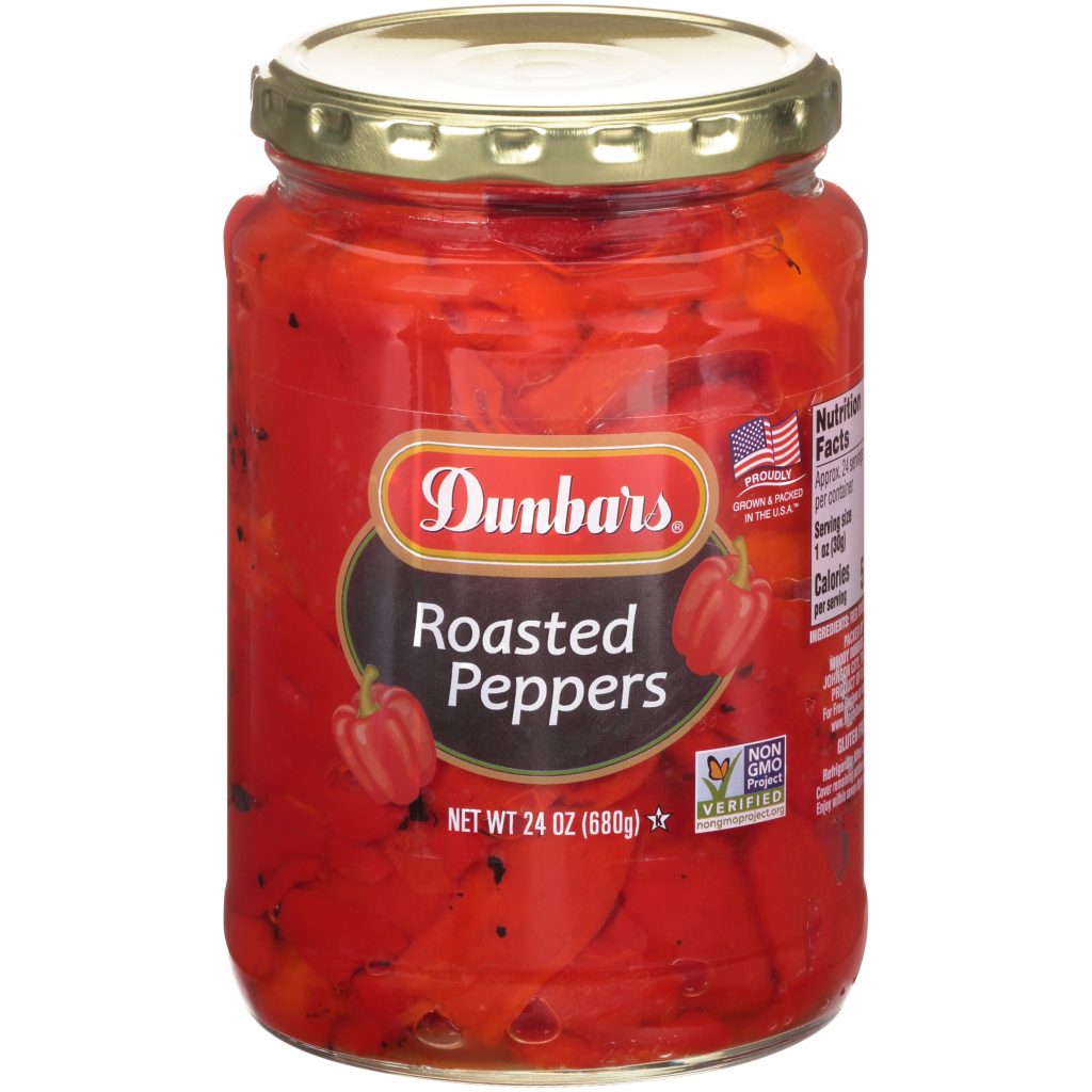 Dunbars Roasted Peppers NON GMO 24oz