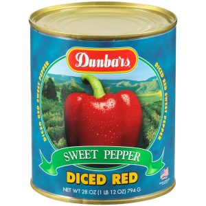 Dunbars Sweet Red Pepper Diced 28oz