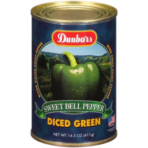 Dunbars Sweet Green Pepper Diced 14.5 Oz