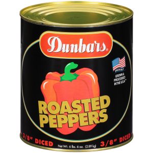 Dunbars Roasted Peppers 3/8" Diced