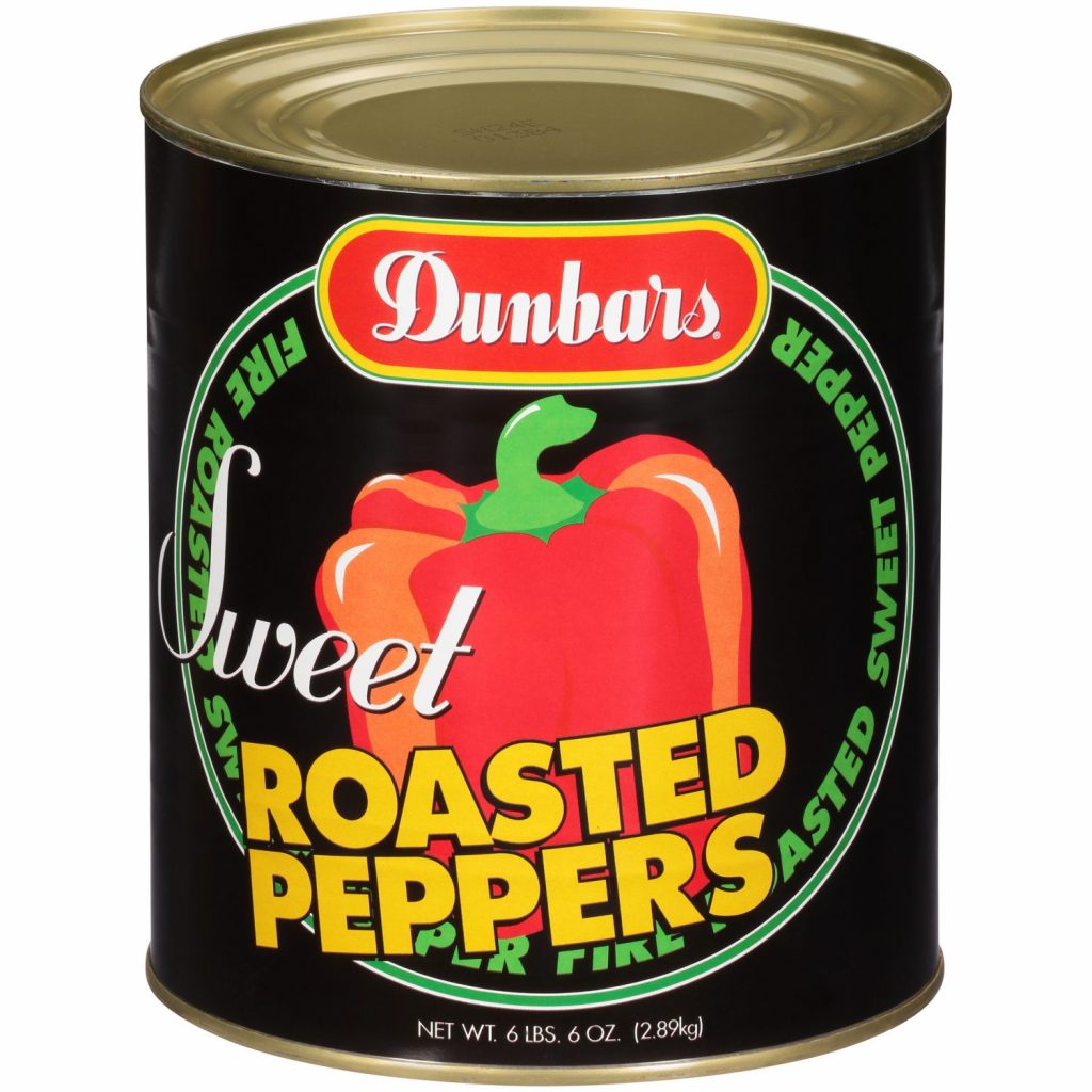 Dunbars Sweet Roasted Peppers 6lb 6oz