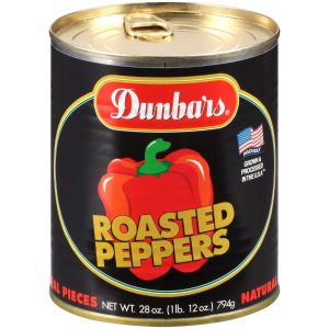 Dunbars Roasted Peppers Natural Pieces 28 Oz