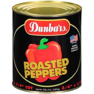 Dunbars Roasted Peppers 3/4" Cut