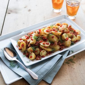 Warm Bacon-Pimiento Potato Salad